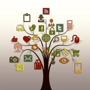 درخت شبکه های اجتماعی