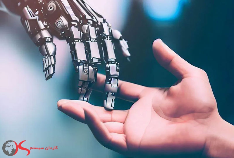 دست دادن انسان و ربات